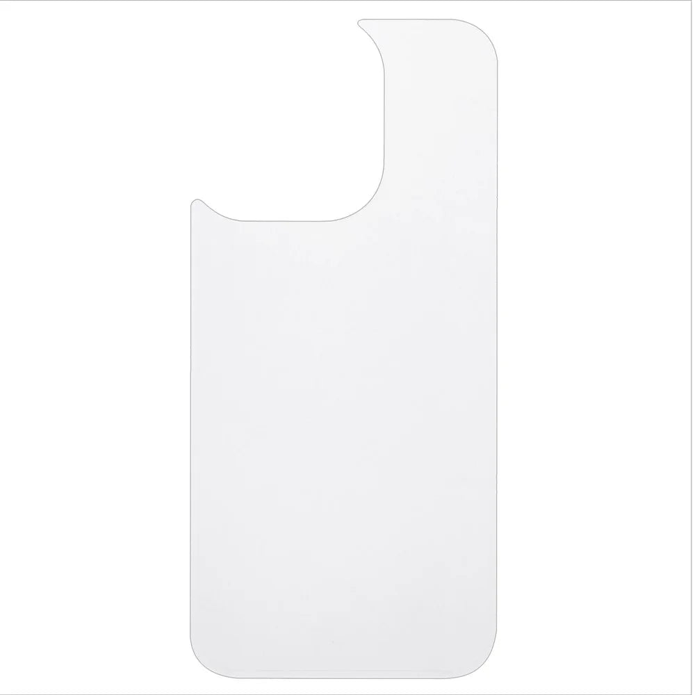 For iPhone 16 Pro Max Clear Back Screen Protector Explosion-Proof Cell Phone Rear Tempered Glass Film - 2