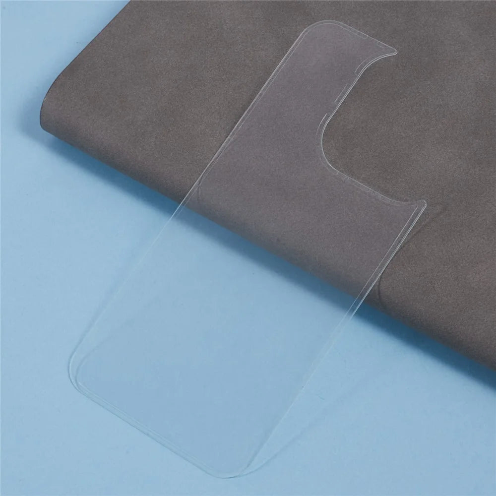 For iPhone 16 Pro Max Clear Back Screen Protector Explosion-Proof Cell Phone Rear Tempered Glass Film - 4