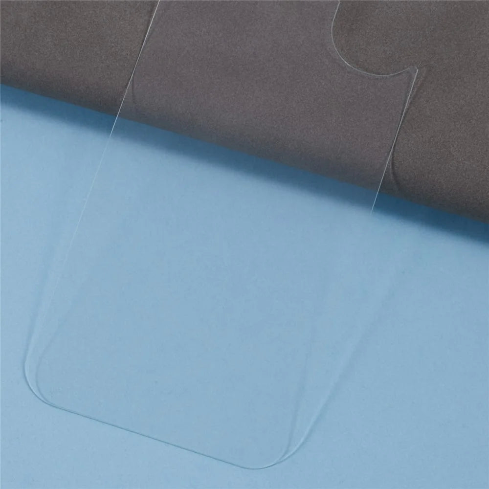 For iPhone 16 Plus HD Clear Tempered Glass Back Film 2.5D Arc Edge 9H Hardness Anti-Scratch Back Protector - 5