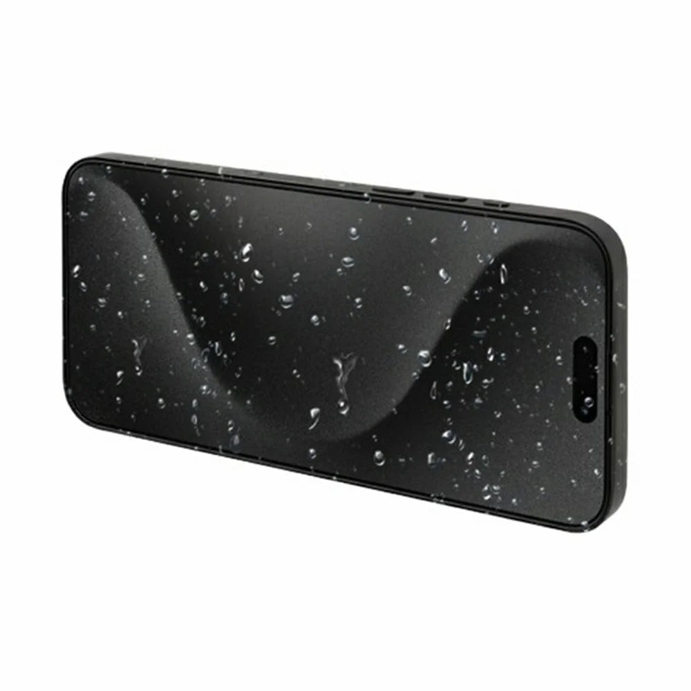 KZDOO For iPhone 15 Pro Max Anti-Peep Tempered Glass Screen Protector Full Glue Silk Printing Screen Film - 2