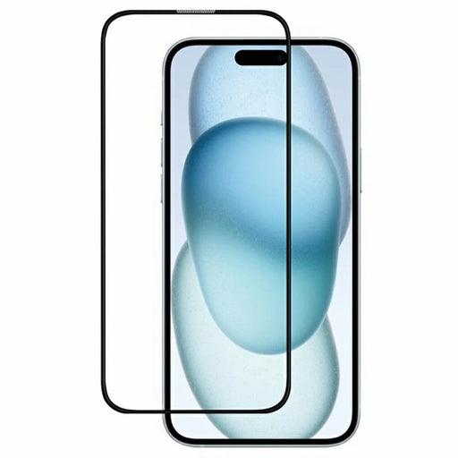 KZDOO For iPhone 16 Plus  /  15 Plus  /  14 Pro Max Anti-Dust Clear Screen Protector 3D Curved AB Glue Tempered Glass Film - 1