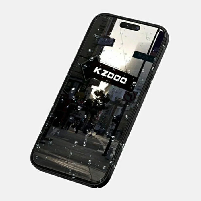 KZDOO For iPhone 16 Pro Full Glue Tempered Glass Screen Protector Full Coverage Silk Printing Glass Film - 4