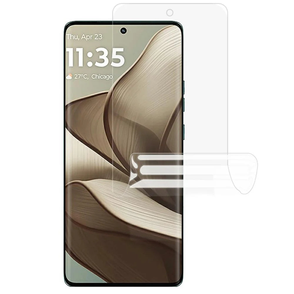 For Motorola Edge 50 5G Screen Protector Ultra Clear PET Hydrogel Film Full Coverage - 1