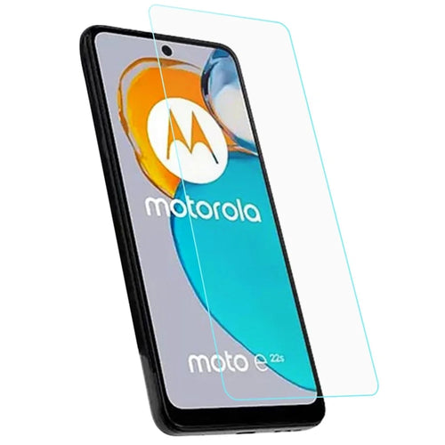 Anti-scratch Screen Protector For Motorola Moto E22s 4G Arc Edge Anti-oil Tempered Glass Ultra Clear Film - 1