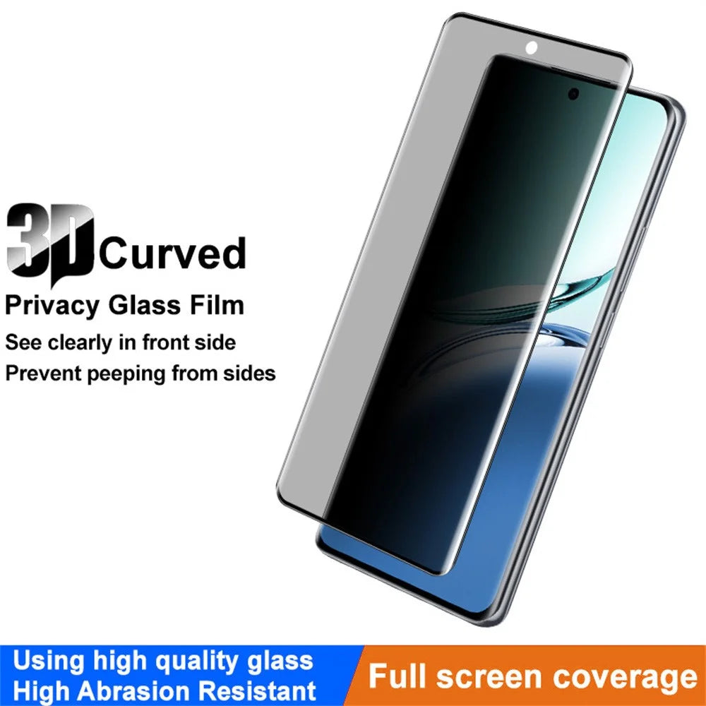 IMAK For Oppo F27 Pro+ 5G  /  F27 Pro 5G Anti-Spy Full Screen Protector Tempered Glass Film - 3