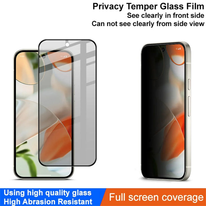 IMAK For Google Pixel 9  /  Pixel 9 Pro / Motorola Edge (2026) Anti-Peep Tempered Glass Screen Protector Full Coverage - 3