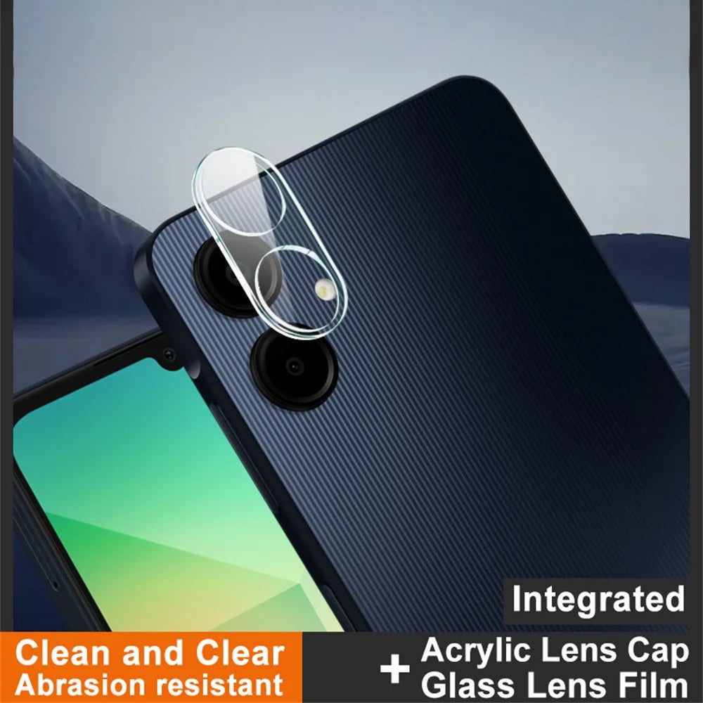 IMAK For Samsung Galaxy A06 4G Tempered Glass Camera Lens Protector + Acrylic Lens Cap - 3