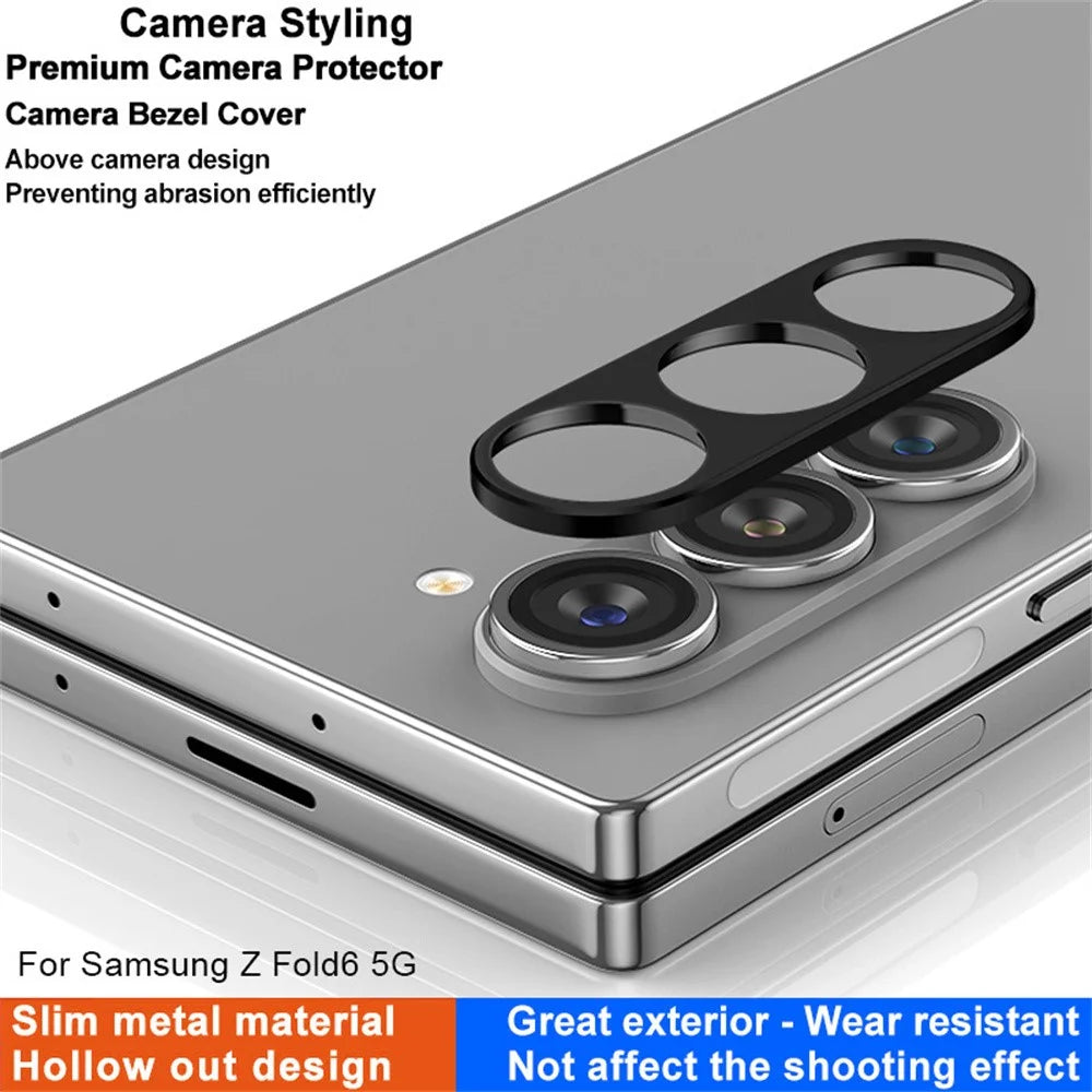 IMAK For Samsung Galaxy Z Fold6 5G Metal Camera Lens Protector Lens Protective Cover - 3