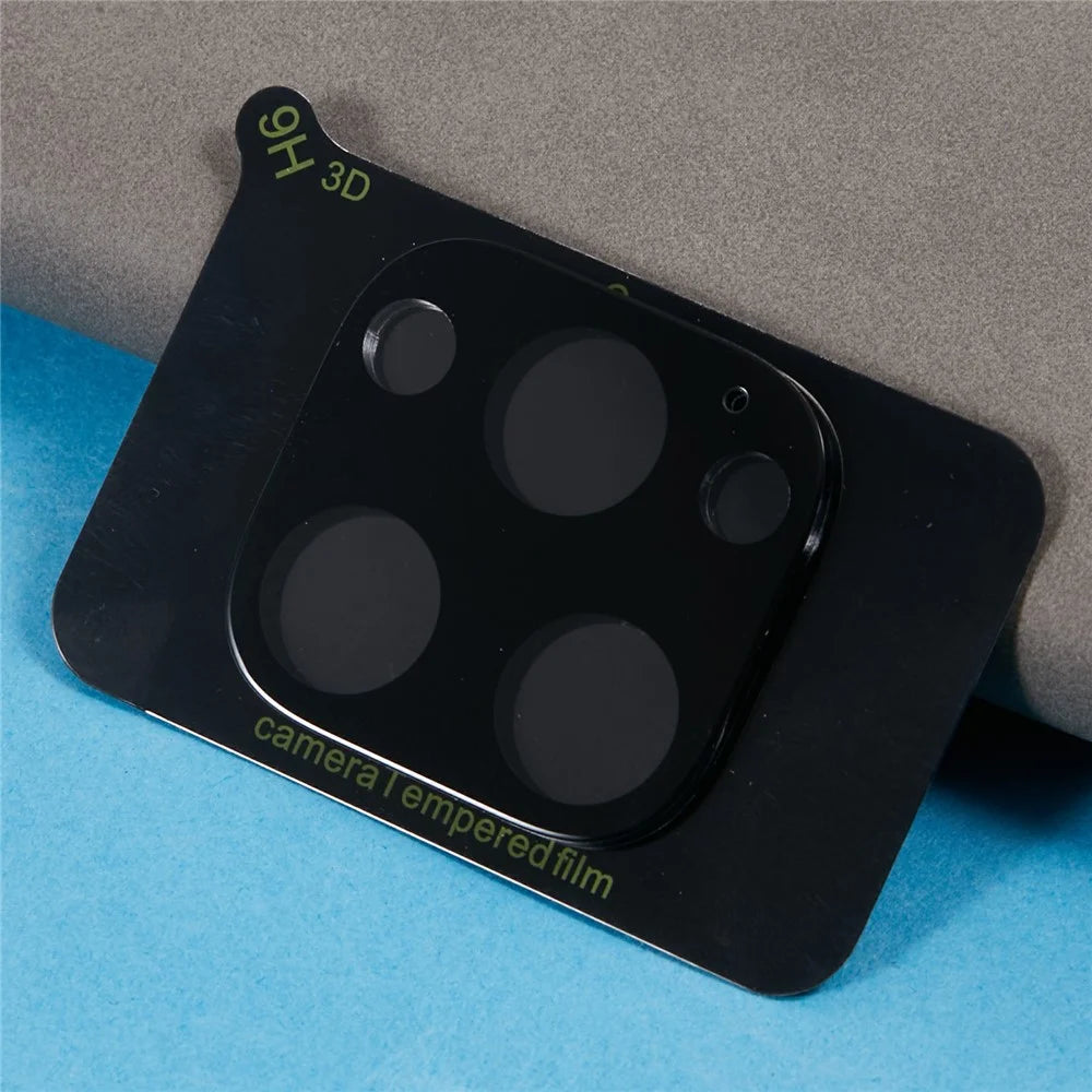 For iPhone 16 Pro / 16 Pro Max Tempered Glass Lens Protector Silk Printing Camera Lens Film - 3