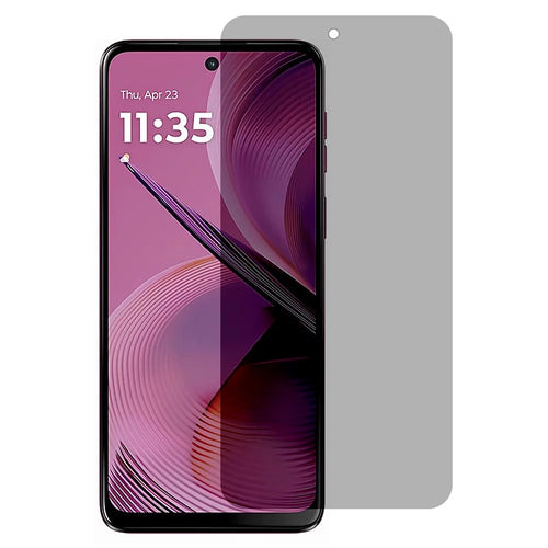 For Motorola Moto G55 5G Anti-Spy Screen Protector High Aluminium-Silicon Glass Film - 1