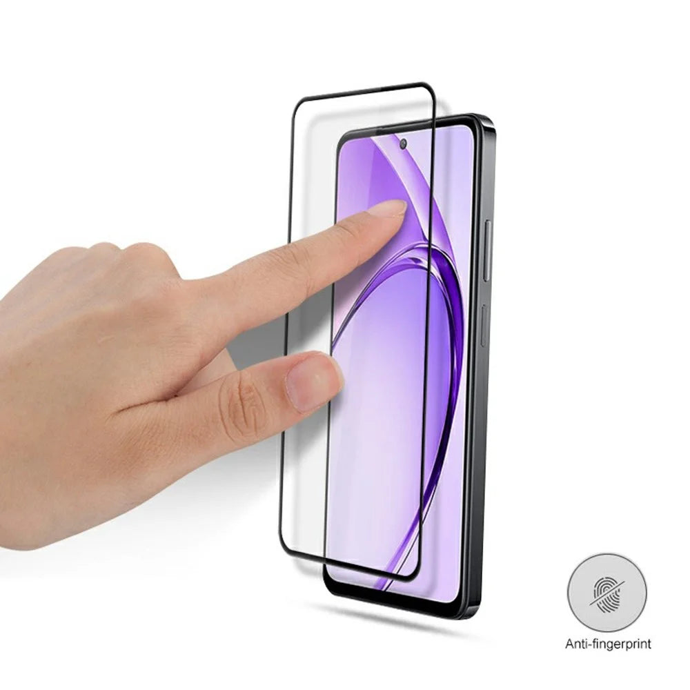 MOCOLO For Oppo A80 5G / A60 4G / A3 Pro (Global) 5G Screen Protector Anti-Shatter Silk Printing Tempered Glass Film - Black - 5
