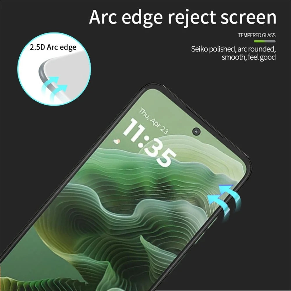 PINWUYO JK Series-2 for Motorola Moto G35 5G High Aluminium-Silicon Glass Film 9H Full Screen Protector - 3