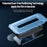 NILLKIN For iPhone 16 Pro Anti-Peep Screen Protector Anti-Scratch AGC Glass Full Screen Film - 7