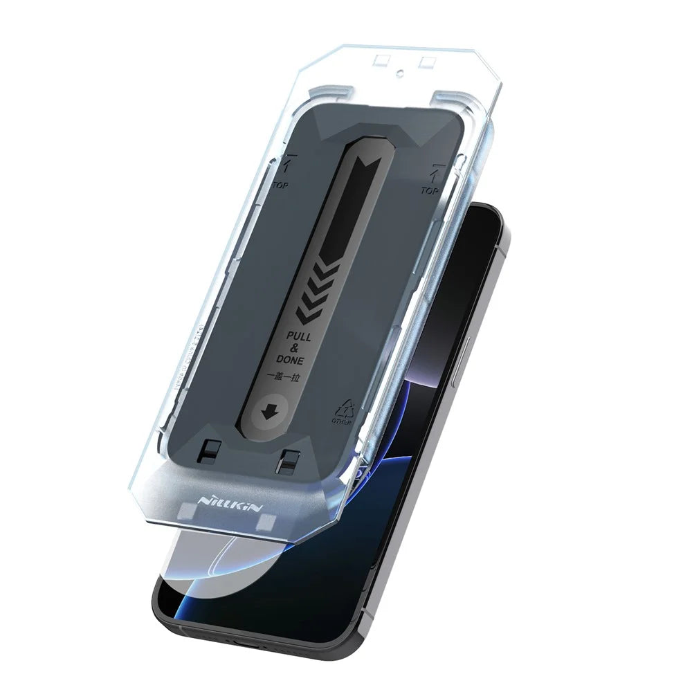 NILLKIN For iPhone 16 Pro Max Anti-Peep Screen Protector Anti-Scratch AGC Glass Full Screen Film - 5