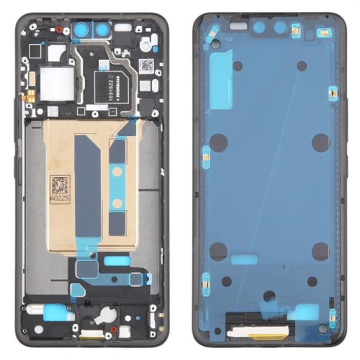 For Xiaomi Civi 4 Pro 5G Middle Plate Frame Repair Part (A-Side) (Without Logo) - Black - 1