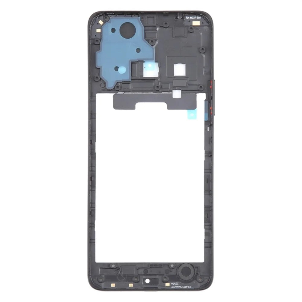 For Xiaomi Redmi A3 4G OEM Middle Housing Plate Frame Part (Without Logo) - Black - 2