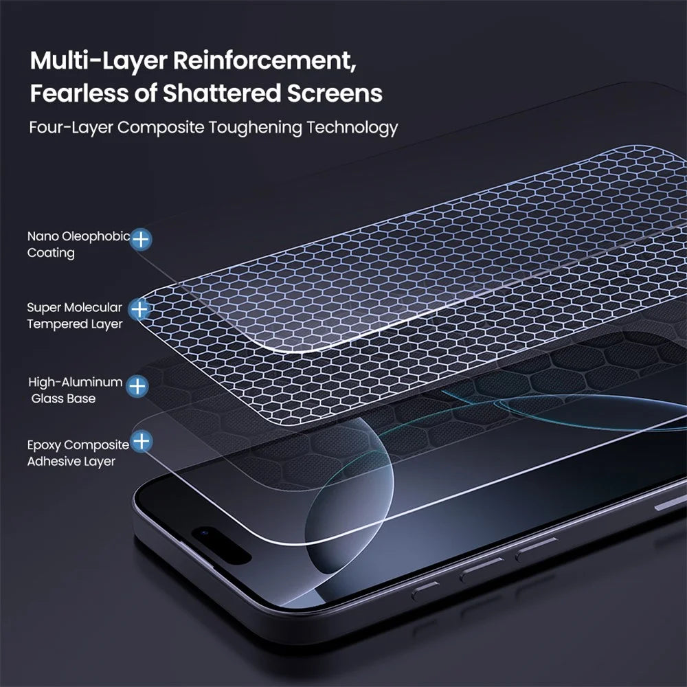 NILLKIN H+Pro for iPhone 16 Pro Screen Protector 9H Anti-Scratch Tempered Glass Film - 5