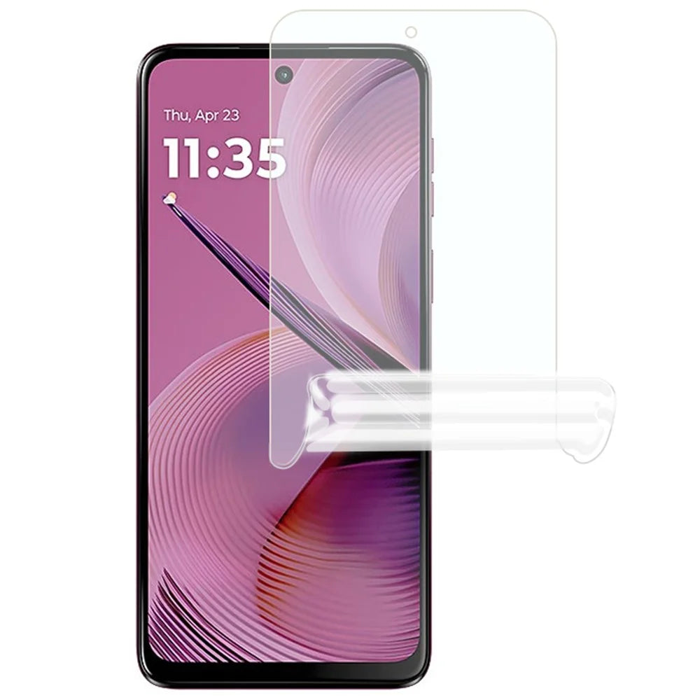 For Motorola Moto G55 5G Screen Protector Ultra Clear PET Hydrogel Film Full Coverage - 1