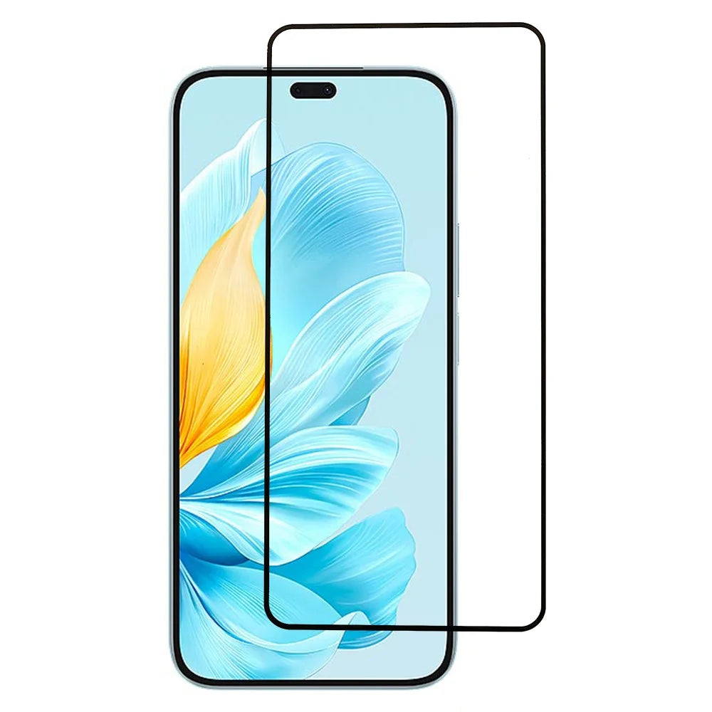 For Honor 200 Lite Tempered Glass Screen Protector Full Glue Silk Printing Screen Film - 1