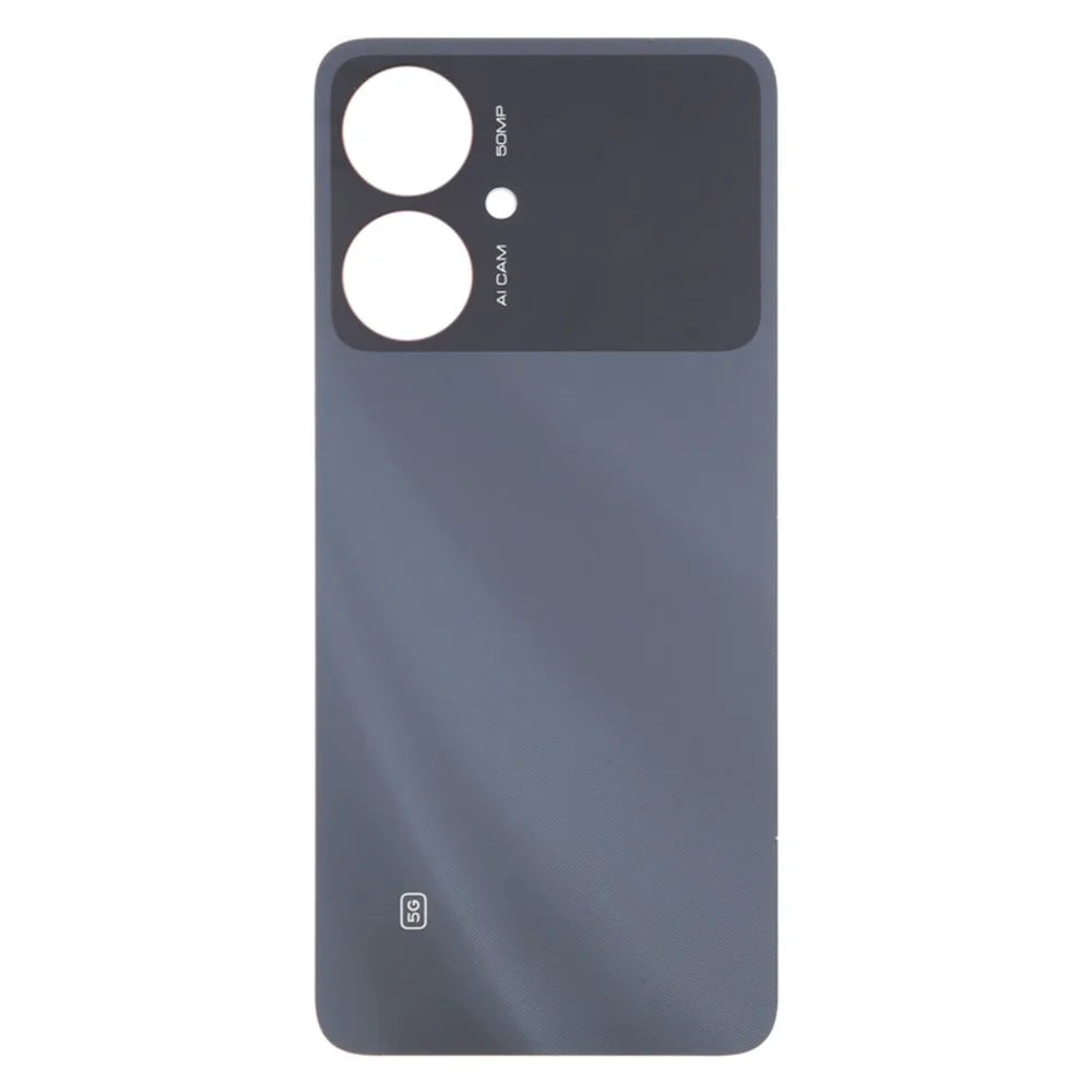 For Xiaomi Poco M6 5G OEM Battery Door Cover Replacement Part - Black - 2