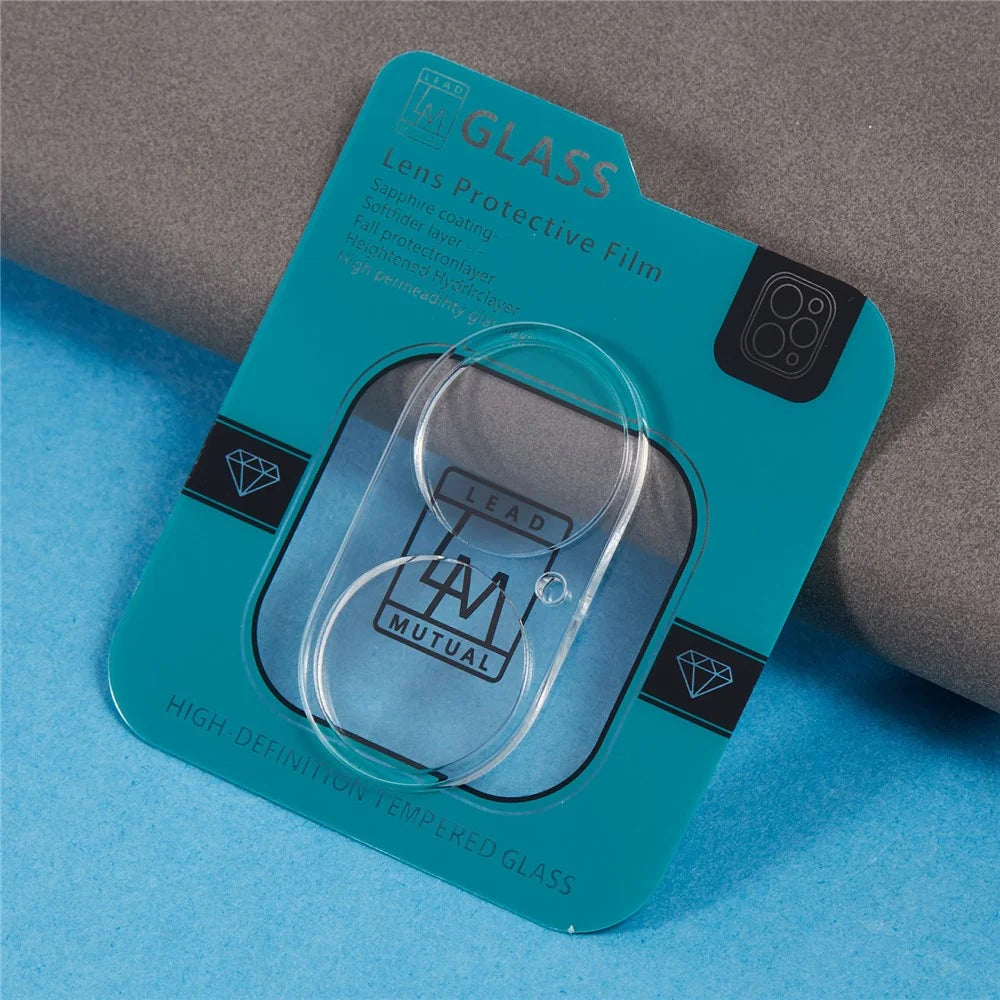 For iPhone 16 / 16 Plus Camera Lens Protector Integrated High Aluminium-Silicon Glass Lens Film - 3