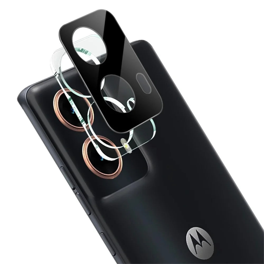 IMAK For Motorola Moto G85 5G / S50 Neo 5G Tempered Glass Lens Film+Acrylic Cap (Black Version) - 1
