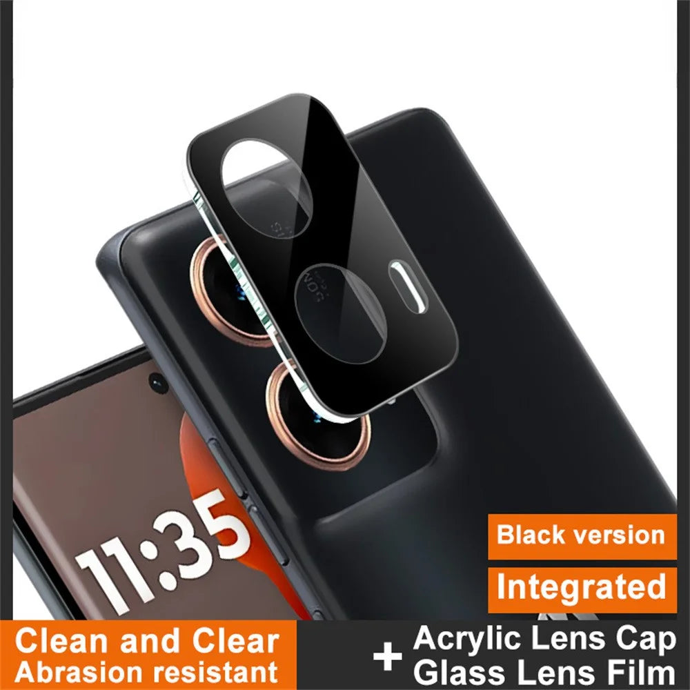 IMAK For Motorola Moto G85 5G / S50 Neo 5G Tempered Glass Lens Film+Acrylic Cap (Black Version) - 2