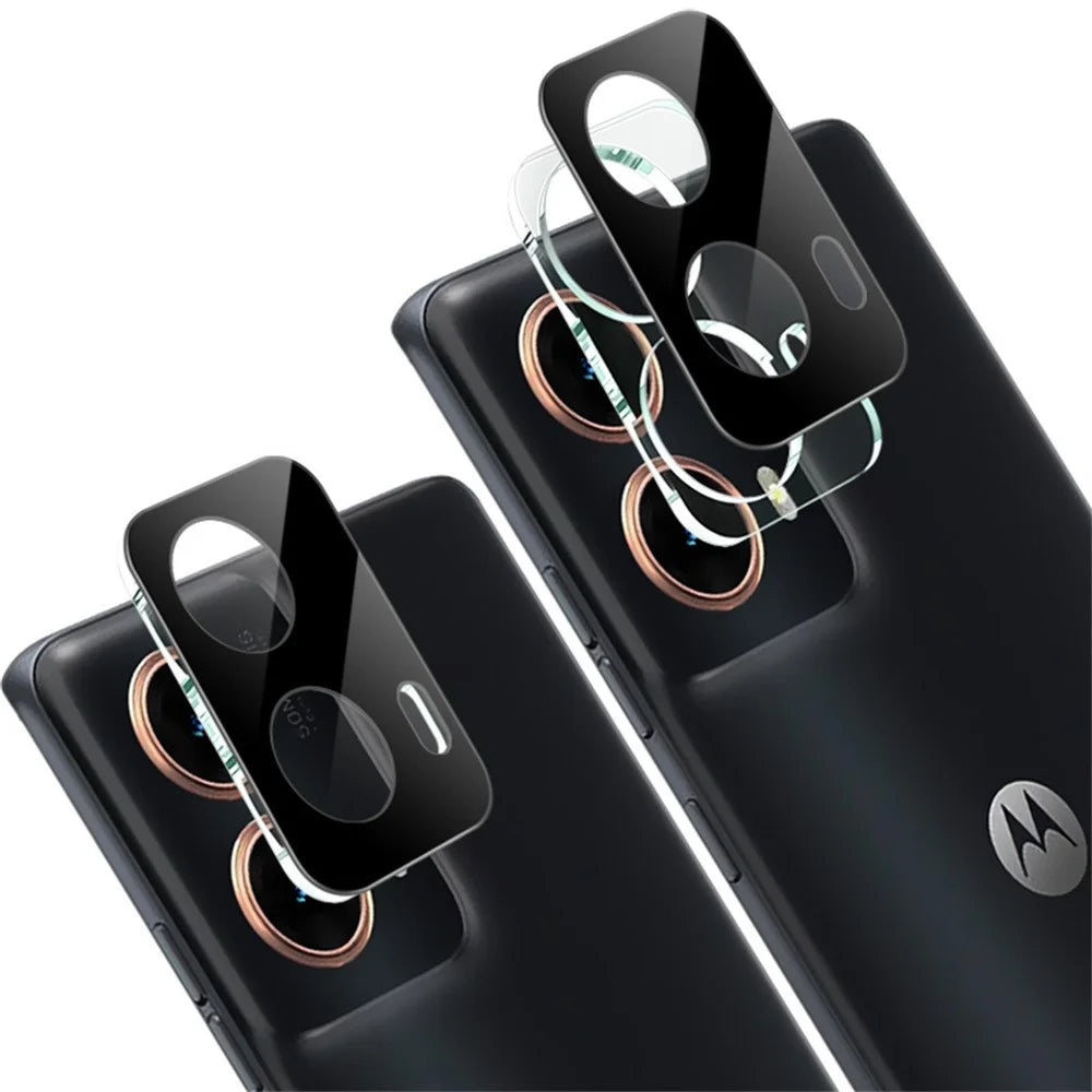 IMAK For Motorola Moto G85 5G / S50 Neo 5G Tempered Glass Lens Film+Acrylic Cap (Black Version) - 4