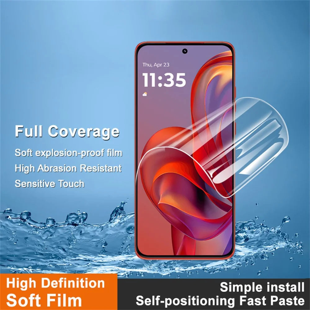 IMAK Hydrogel Film 4th Gen for Motorola Thinkphone 25 5G /  Moto S50 5G / Edge 60 Neo 5G / 50 Neo 5G Full Screen Protector Ultra Clear Soft TPU Film - 2