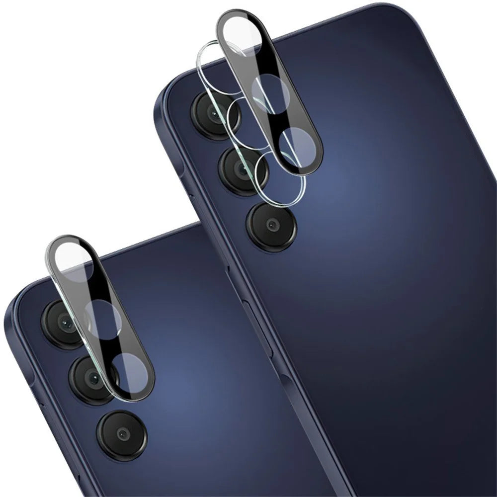 IMAK For Samsung Galaxy A16 5G / A16 4G Tempered Glass Lens Film+Acrylic Cap (Black Version) - 5