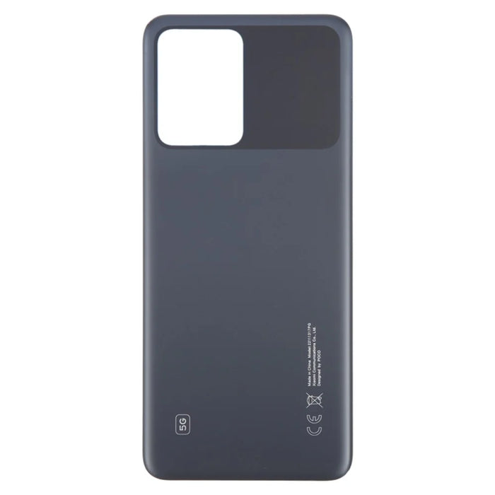 For Xiaomi Poco X5 Pro 5G OEM Battery Door Cover Replacement Part - Black - 2
