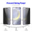 ENKAY HAT PRINCE For Samsung Galaxy S24 FE 2Pcs Privacy Screen Protector  28-degree Anti-Spy Tempered Glass - Black - 3
