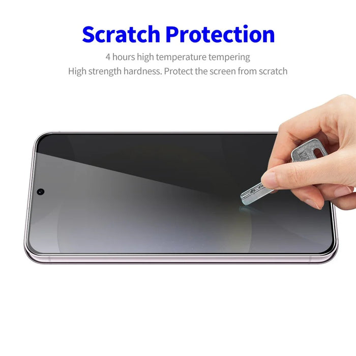 ENKAY HAT PRINCE For Samsung Galaxy S24 FE 2Pcs Privacy Screen Protector  28-degree Anti-Spy Tempered Glass - Black - 5