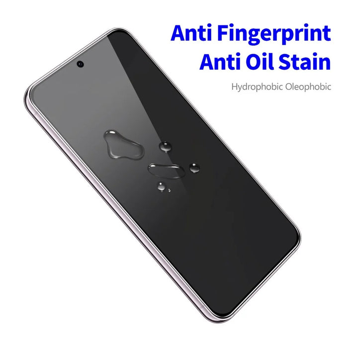 ENKAY HAT PRINCE For Samsung Galaxy S24 FE 2Pcs Privacy Screen Protector  28-degree Anti-Spy Tempered Glass - Black - 6