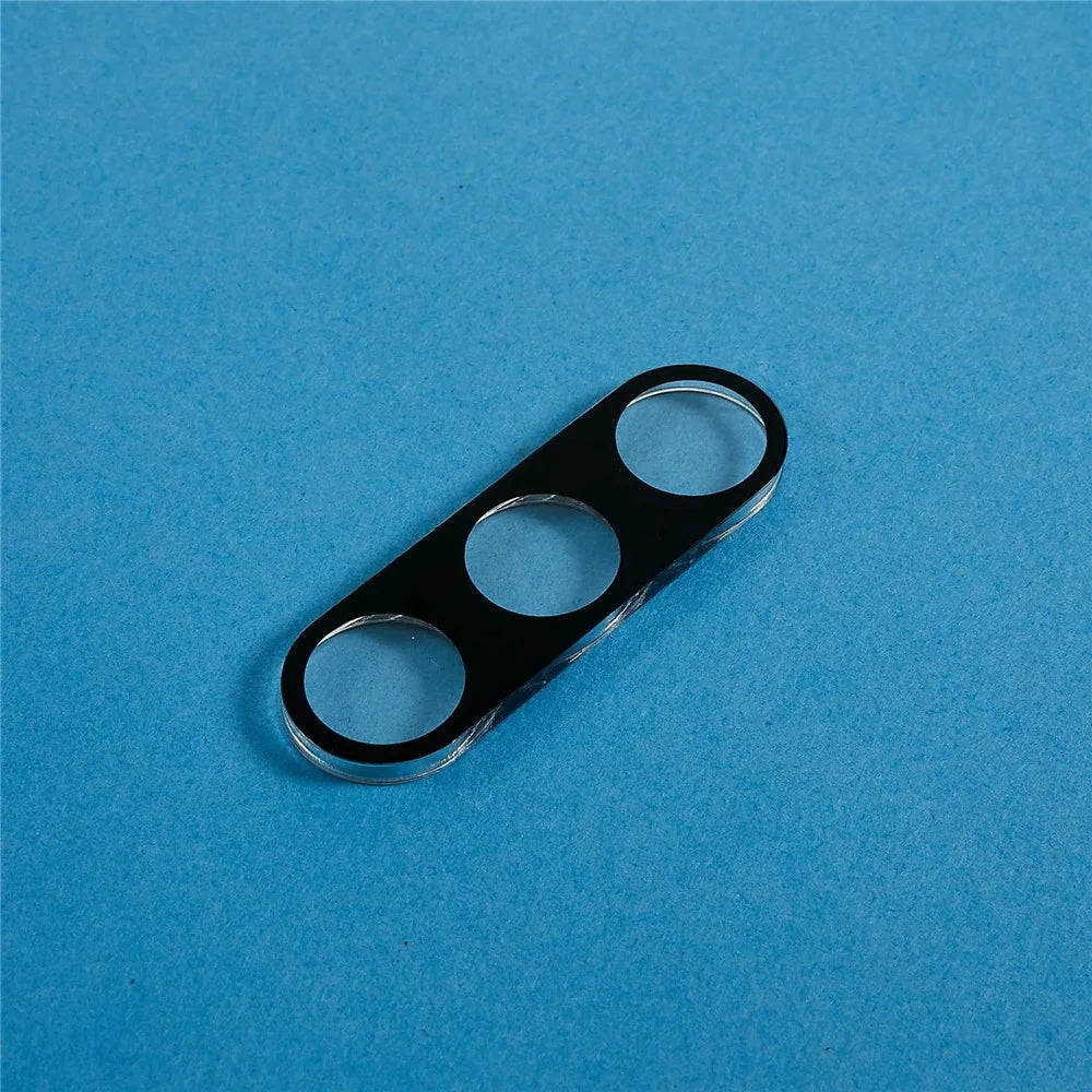For Samsung Galaxy S24 FE Camera Lens Protector Black Silk Printing Tempered Glass Lens Film - 3