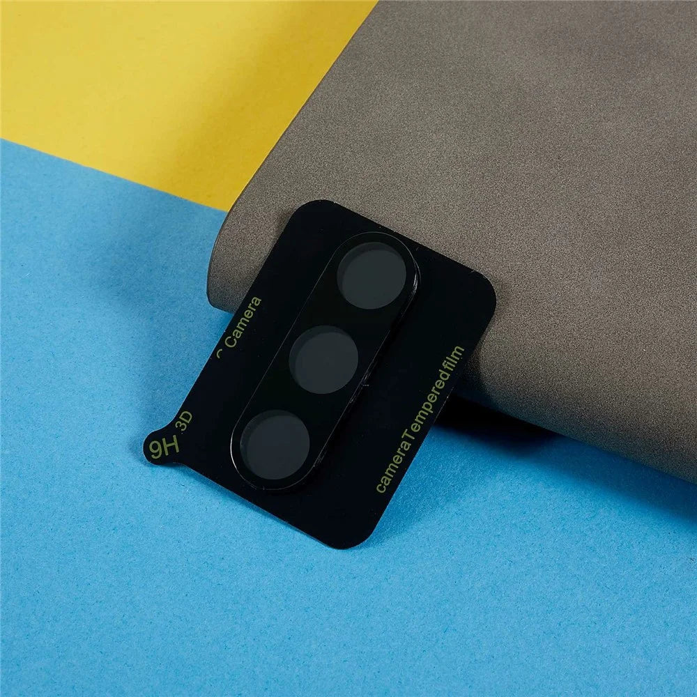 For Samsung Galaxy S24 FE Camera Lens Protector Black Silk Printing Tempered Glass Lens Film - 6
