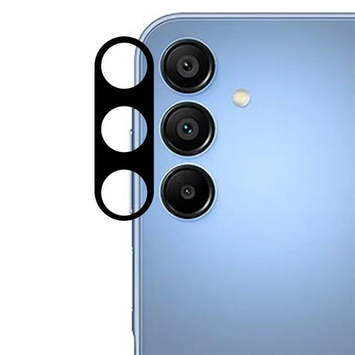 For Samsung Galaxy A16 5G / A16 4G Camera Lens Protector Black Silk Printing Tempered Glass Lens Film - 1