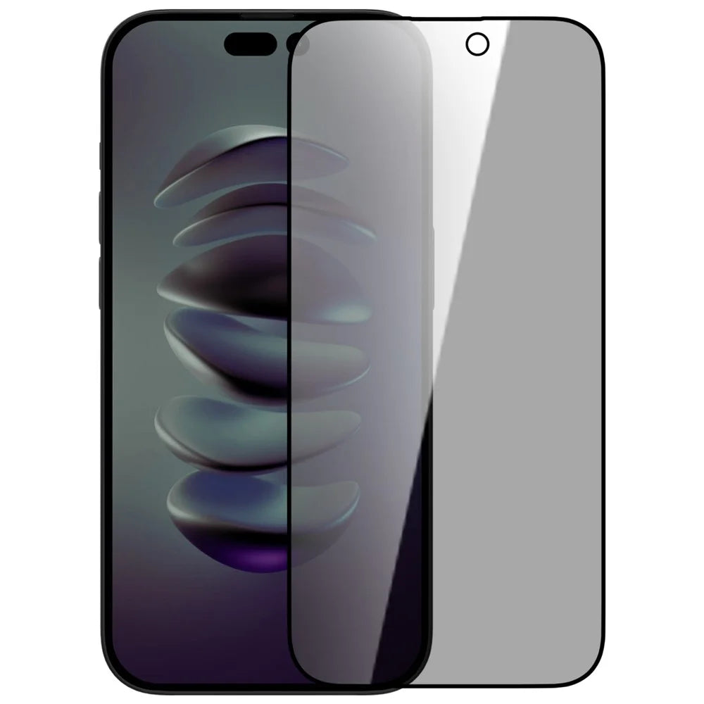 NILLKIN Privacy Screen Protector for iPhone 14 Pro, Full Coverage Anti-Spy Anti-scratch Tempered Glass Film - 1