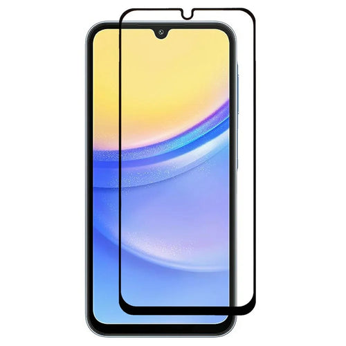 For Samsung Galaxy A18 5G / A18 4G / A17 5G / A17 4G / M36 5G / A26 5G / A16 5G / A16 4G Tempered Glass Electroplating Anti-Fingerprint Silk Printing Full Glue Screen Protector - 1