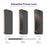 ENKAY HAT PRINCE For iPhone 16 Pro Max Anti-Spy Film   Silk Printing Tempered Glass Screen Protector with Installation Tool - Black - 4