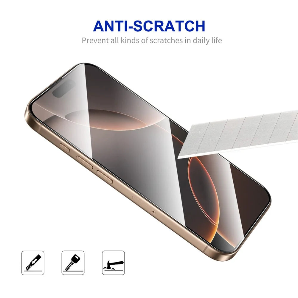 ENKAY HAT PRINCE For iPhone 16 Pro Max HD Clear Film   Tempered Glass Screen Protector with Installation Tool - Transparent - 5