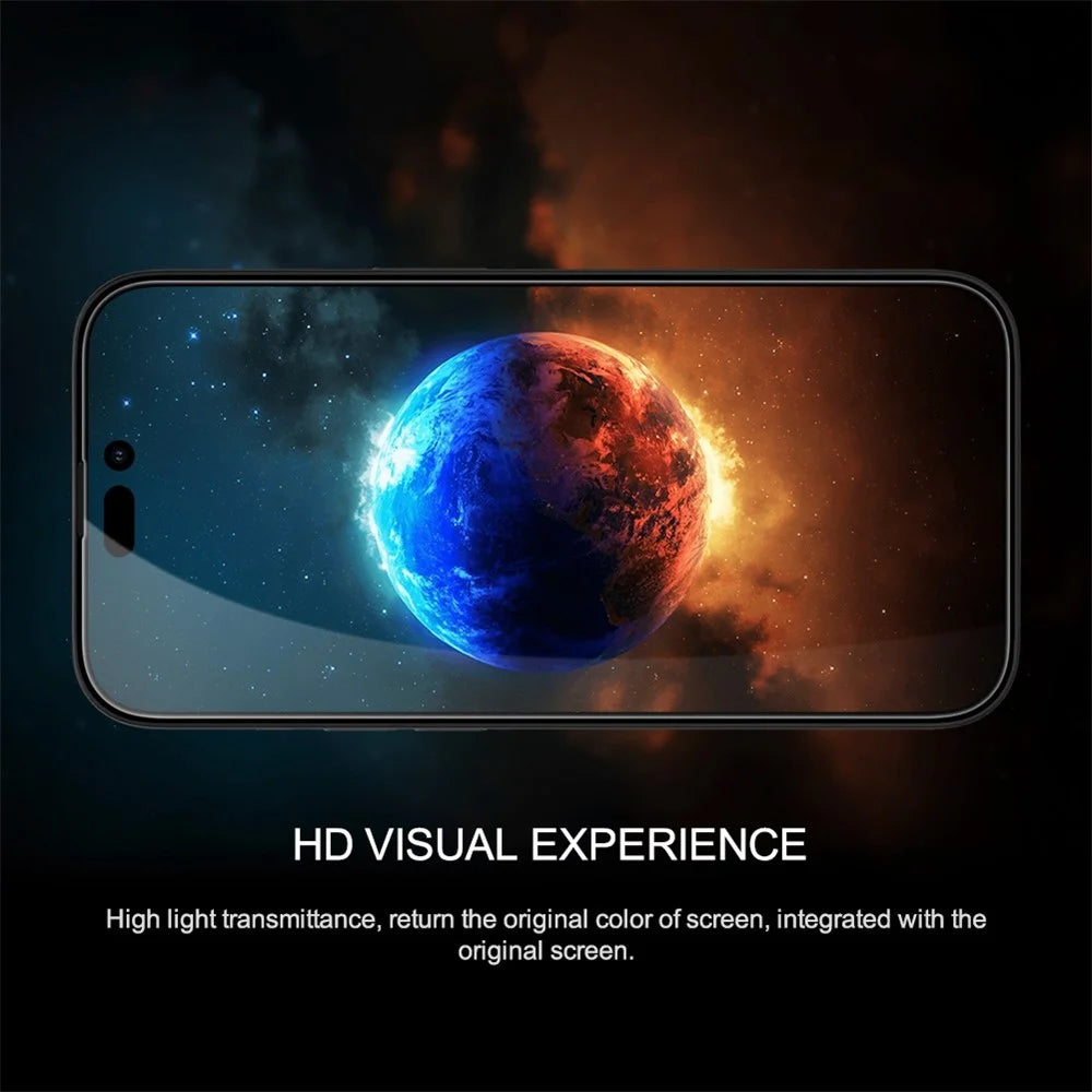 NILLKIN CP+PRO for iPhone 14 Pro Max Screen Protector Full Cover AGC Tempered Glass Scratch Resistant Film Guard - 2