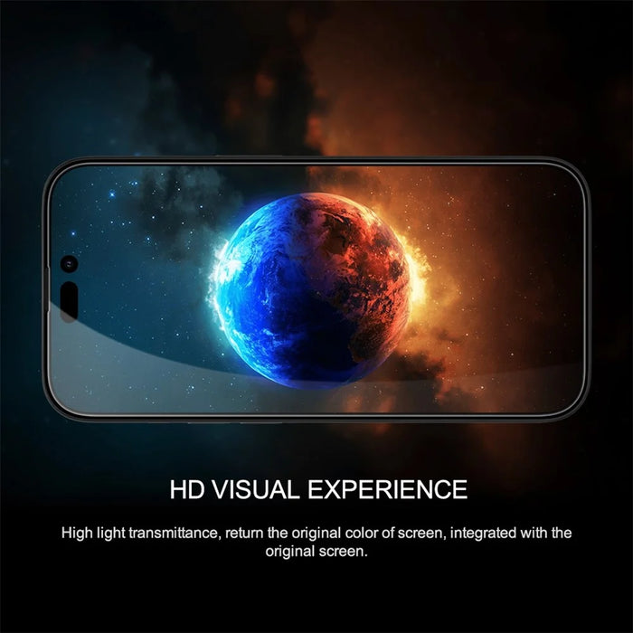 NILLKIN CP+PRO for iPhone 14 Pro Max Screen Protector Full Cover AGC Tempered Glass Scratch Resistant Film Guard - 2