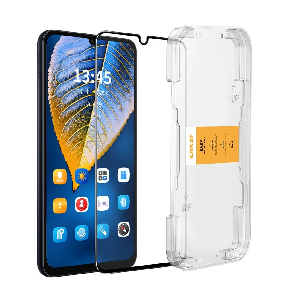 ENKAY HAT PRINCE For Samsung Galaxy A06 4G HD Clear Film   Tempered Glass Screen Protector with Installation Tool - Transparent - 1