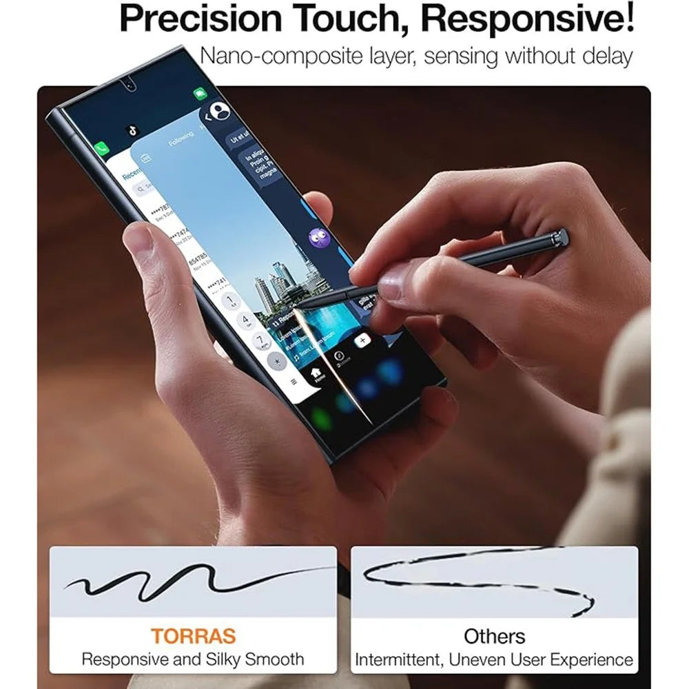 TORRAS GlassGo 2Pcs For Samsung Galaxy S24 Ultra Screen Protector Tempered Glass HD Film with Automatic Dust Removal Tool - 3