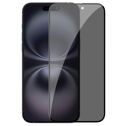NILLKIN For iPhone 16 Anti-Peep Screen Protector Anti-Scratch AGC Glass Full Screen Film - 2