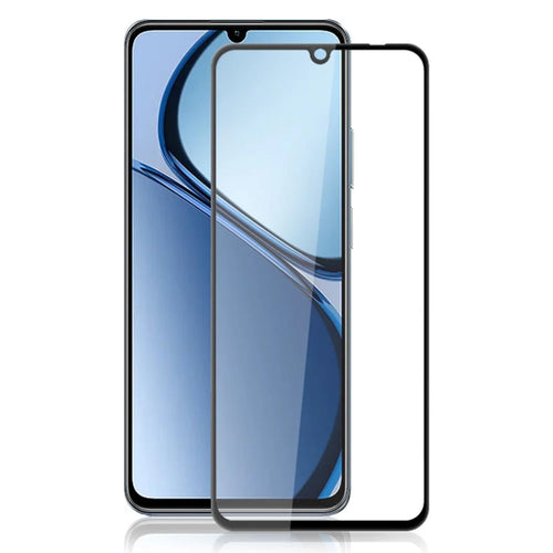 AMORUS For Realme Note 60x 4G / C63 4G / C61 4G Screen Protector Anti-Shatter Tempered Glass Film - Black - 1