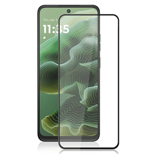 AMORUS For Motorola Moto G56 5G / G35 5G Screen Protector Anti-Shatter Tempered Glass Film - Black - 1