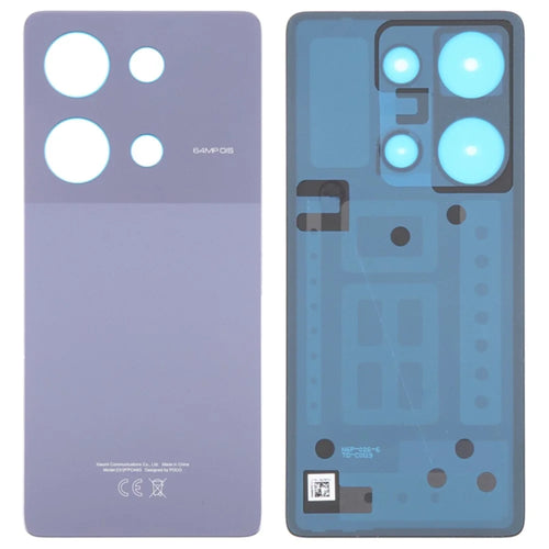 For Xiaomi Poco M6 Pro 4G OEM Battery Door Cover Replacement Part - Purple - 1
