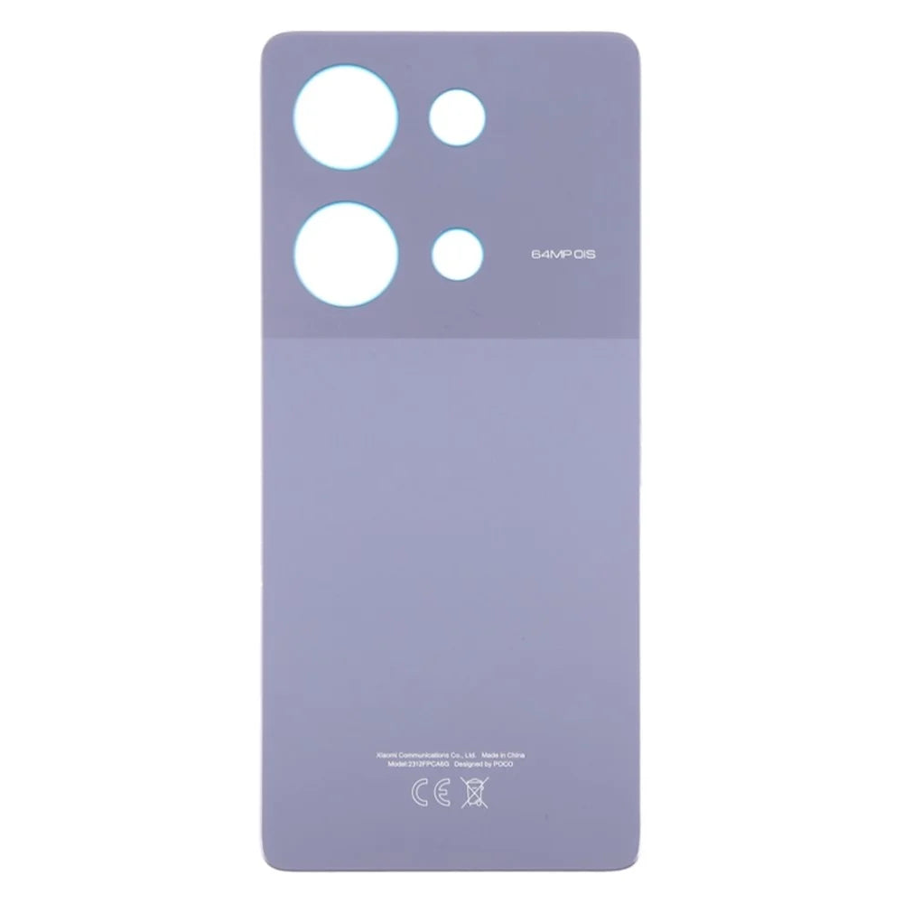 For Xiaomi Poco M6 Pro 4G OEM Battery Door Cover Replacement Part - Purple - 2